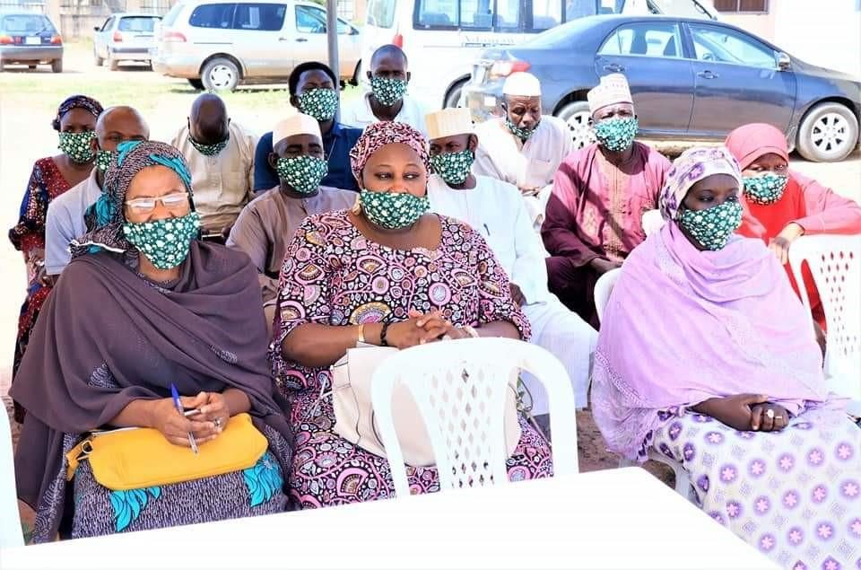 Governor Ahmadu Umaru Fintiri flags off the Green Adamawa Project, Government House, Yola, 2019