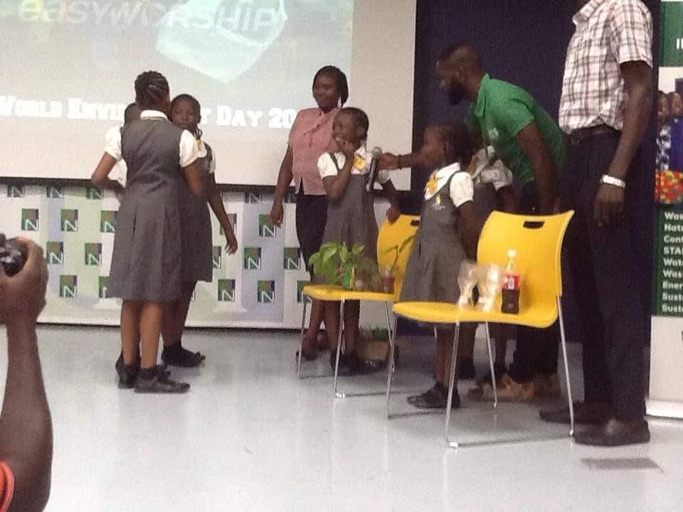 Climate Smart Kids members make a joint statement, World Earth Day 2022, AUN Yola
